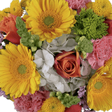 Tanned Skin Flower Bouquet Fresh Mixed Arrangement