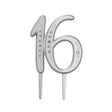 16 Birthday Diamond Sweet Milestone Monogram Cake Kit Topper