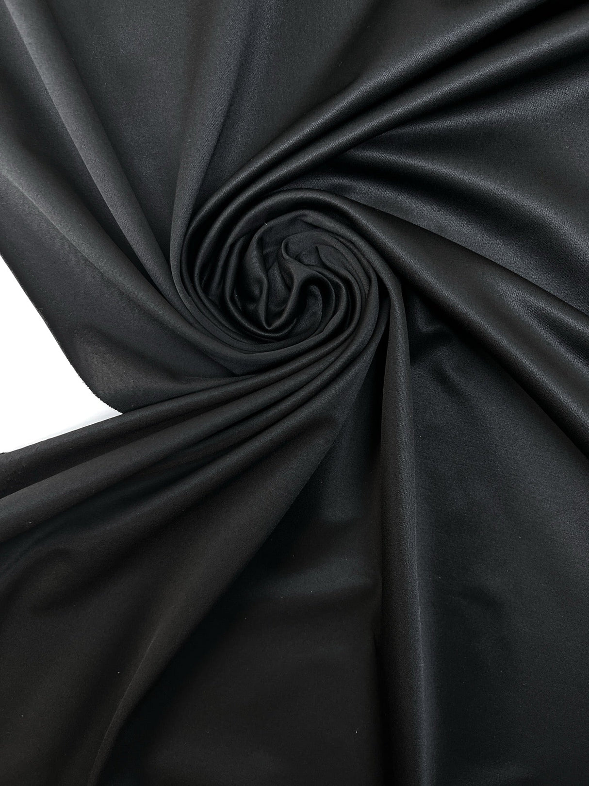 Black Stretch Knitted Fabric