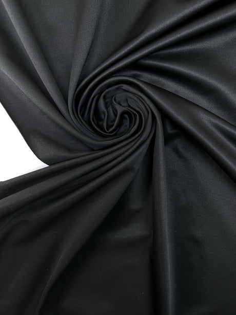 Black Stretch Knitted Fabric