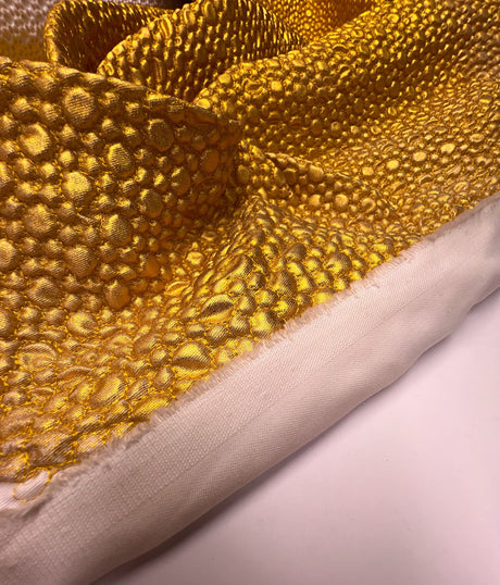 Cotton Coated Fabric Golden