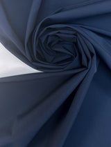 Virgin Wool Blend Striped Blue-Black Fabric