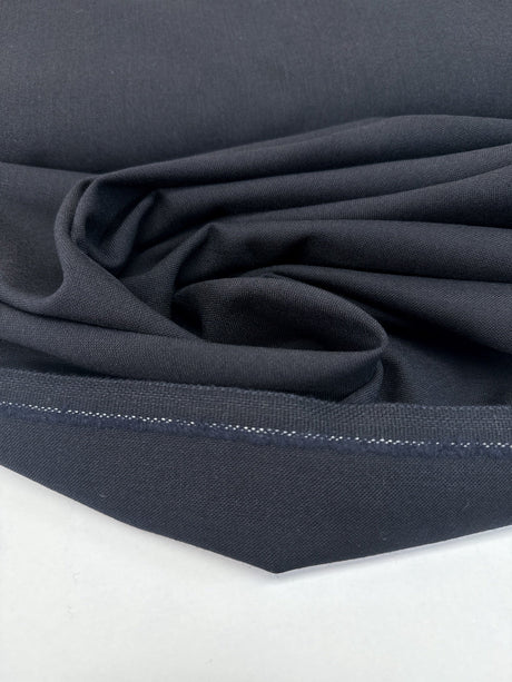 Blue Wool Polyamide Plain