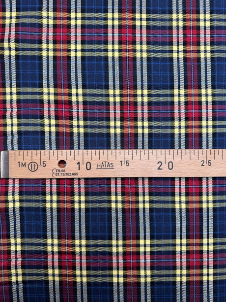 Cotton Tweed Multicolor Checked