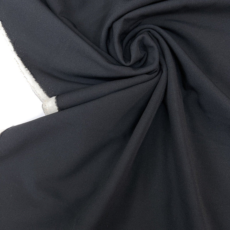 Polyurethane Viscose Crepe Blue