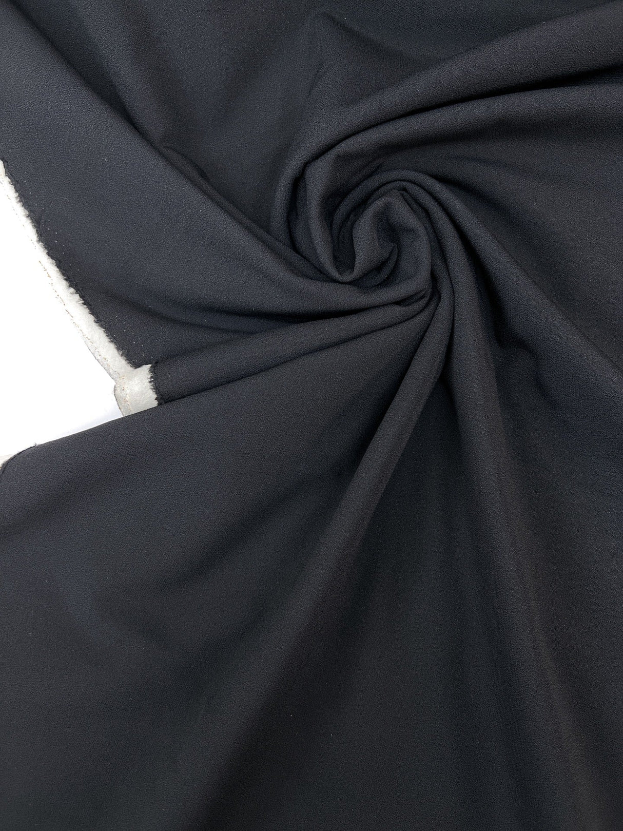 Polyurethane Viscose Crepe Blue