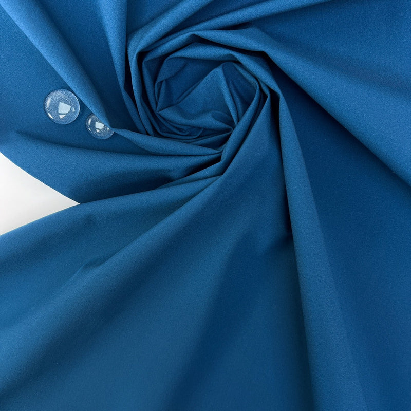 Blue Nylon Combined Woven