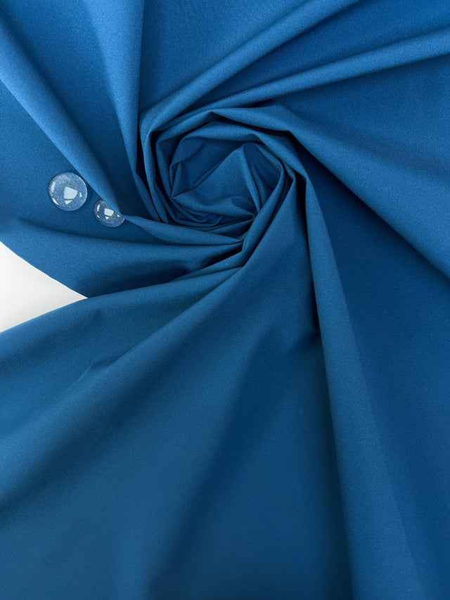 Blue Nylon Combined Woven