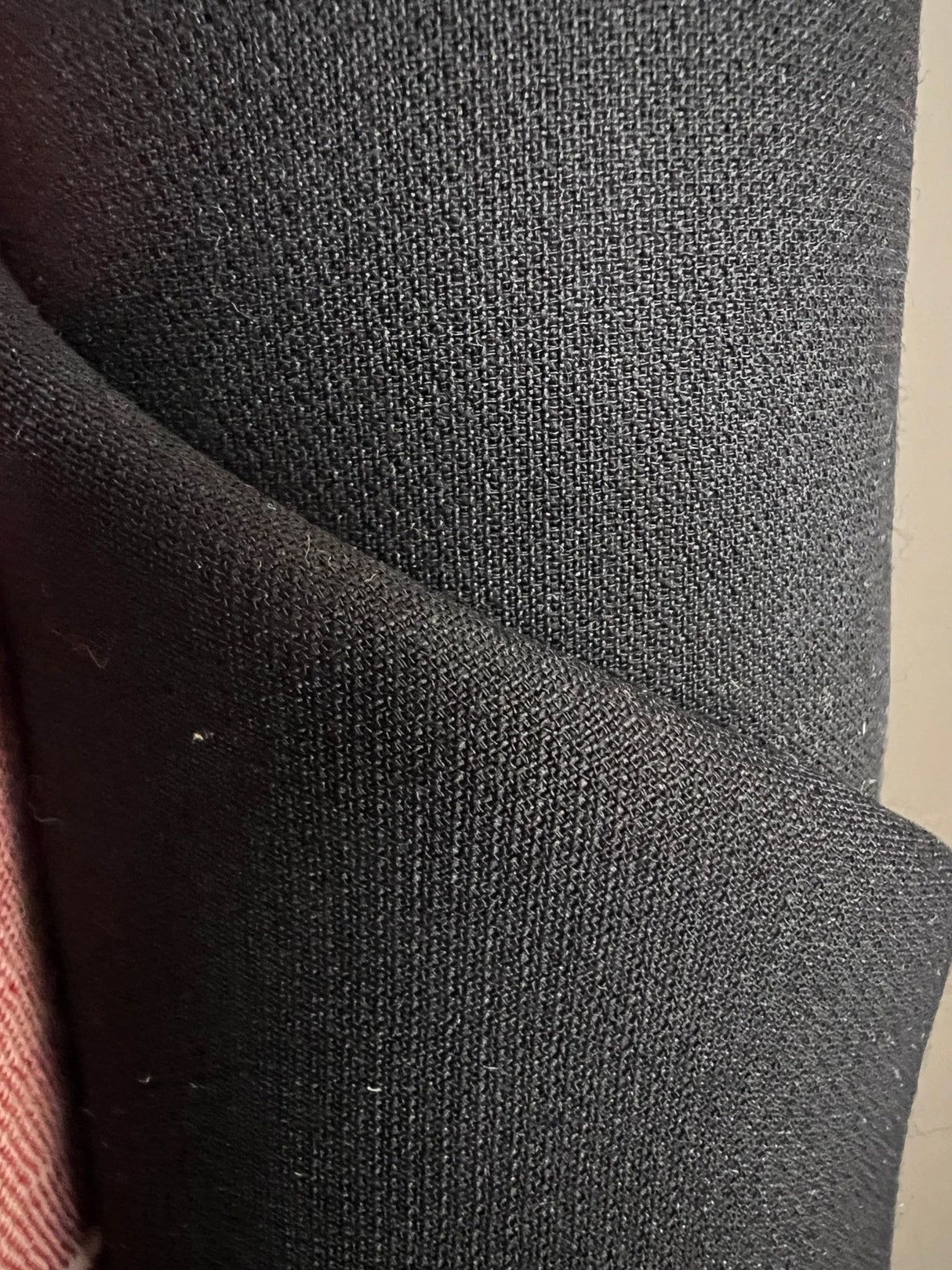 Wool Blend Twill Checked Brown Blue