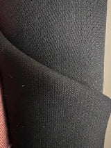 Wool Blend Twill Checked Brown Blue