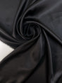 Silk Satin Black Stretch