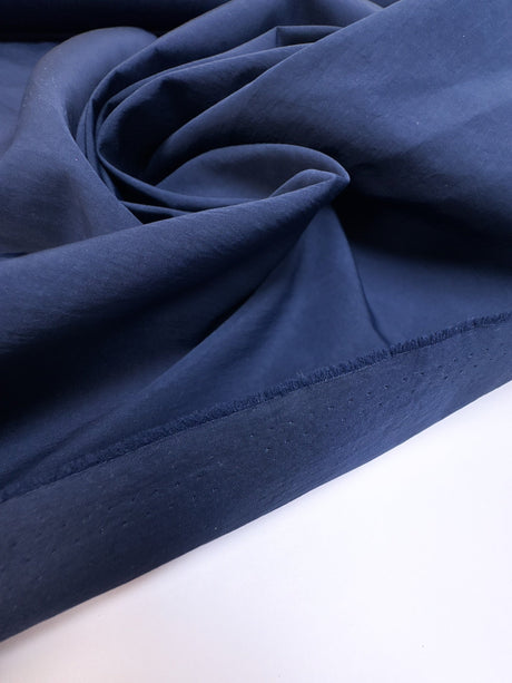 Blue Polyamide Woven Water-Repellent Lightweight Fabric