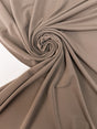 Cotton Knitted Fabric Gray Beige