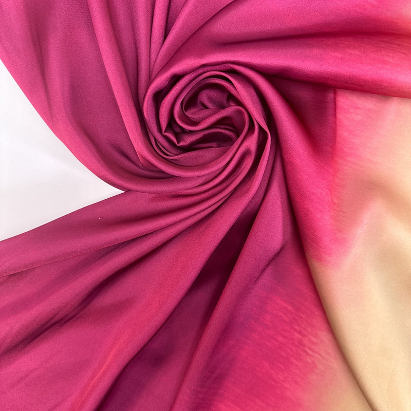 Polyester Sateen Degradé Multicolour
