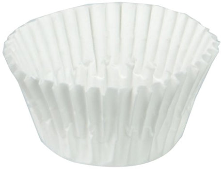 White Fluted Baking Cups - Small (mini) Size 1-1/2" x 1"