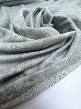 Cotton French Terry Melange Gray