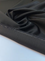 Wool Twill Suit Fabric Black