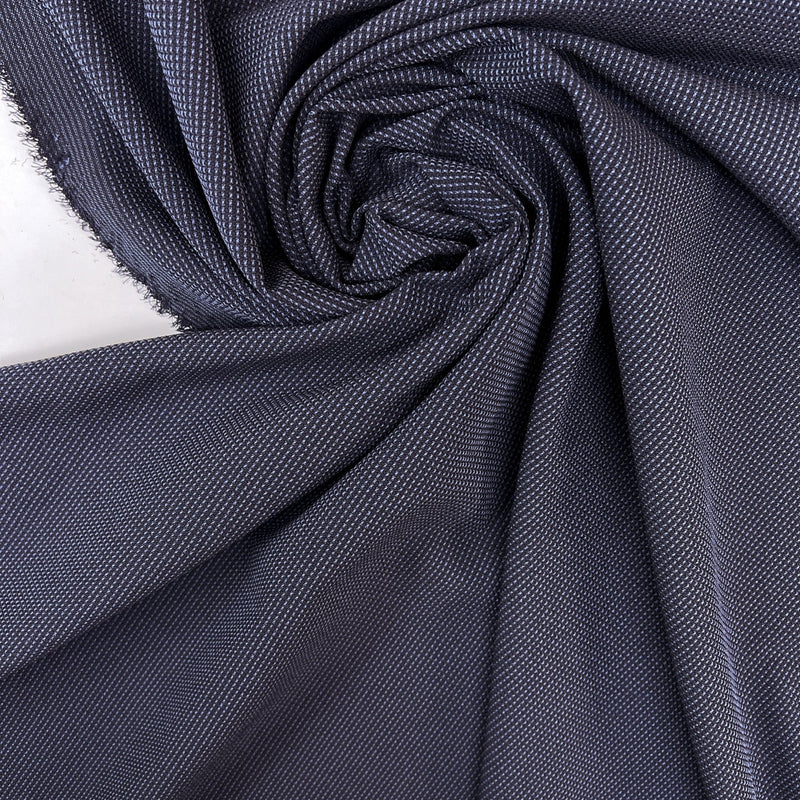 Polyamide Elastane Piqué Blue-Black