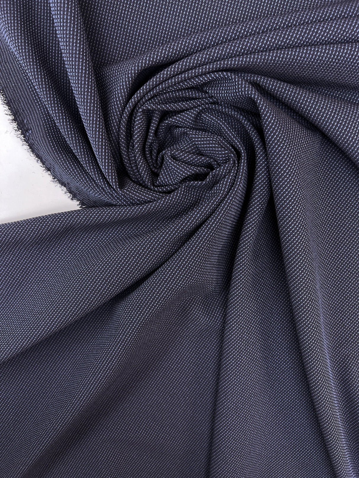 Polyamide Elastane Piqué Blue-Black