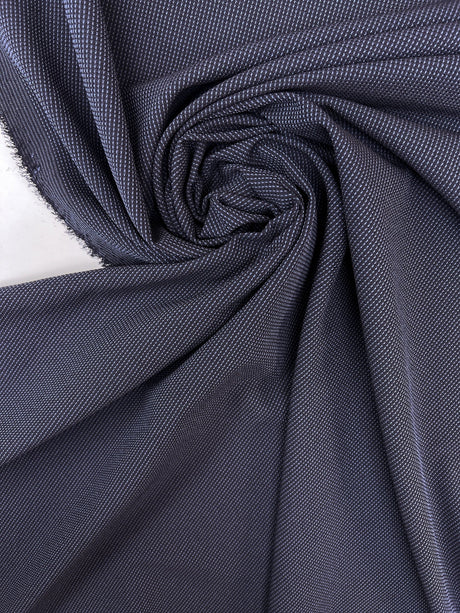 Polyamide Elastane Piqué Blue-Black