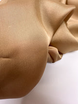 Silk Satin Fabric Brown