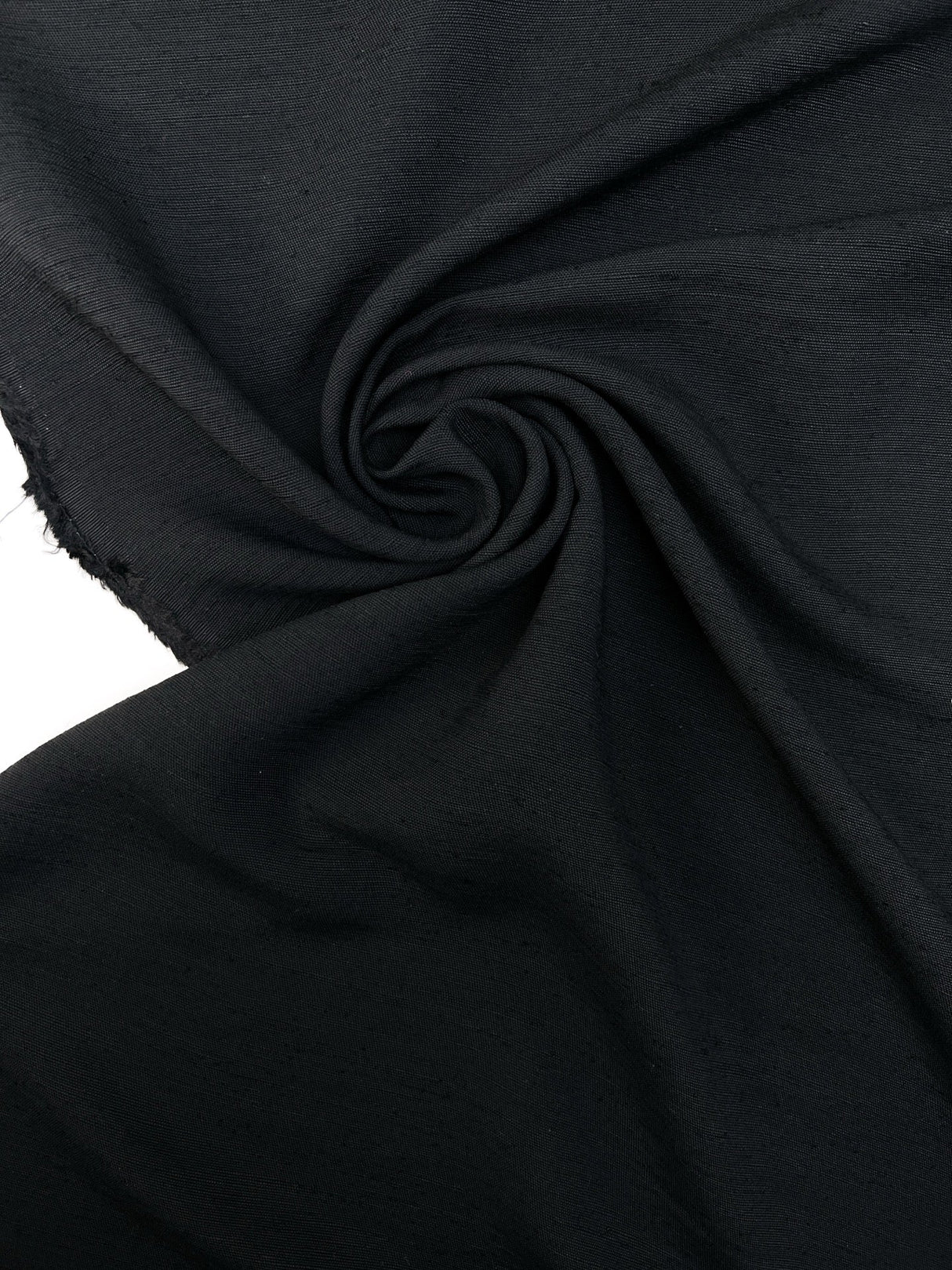 Linen Acetate Dress Fabric Black