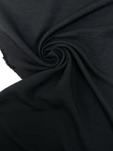 Linen Acetate Dress Fabric Black