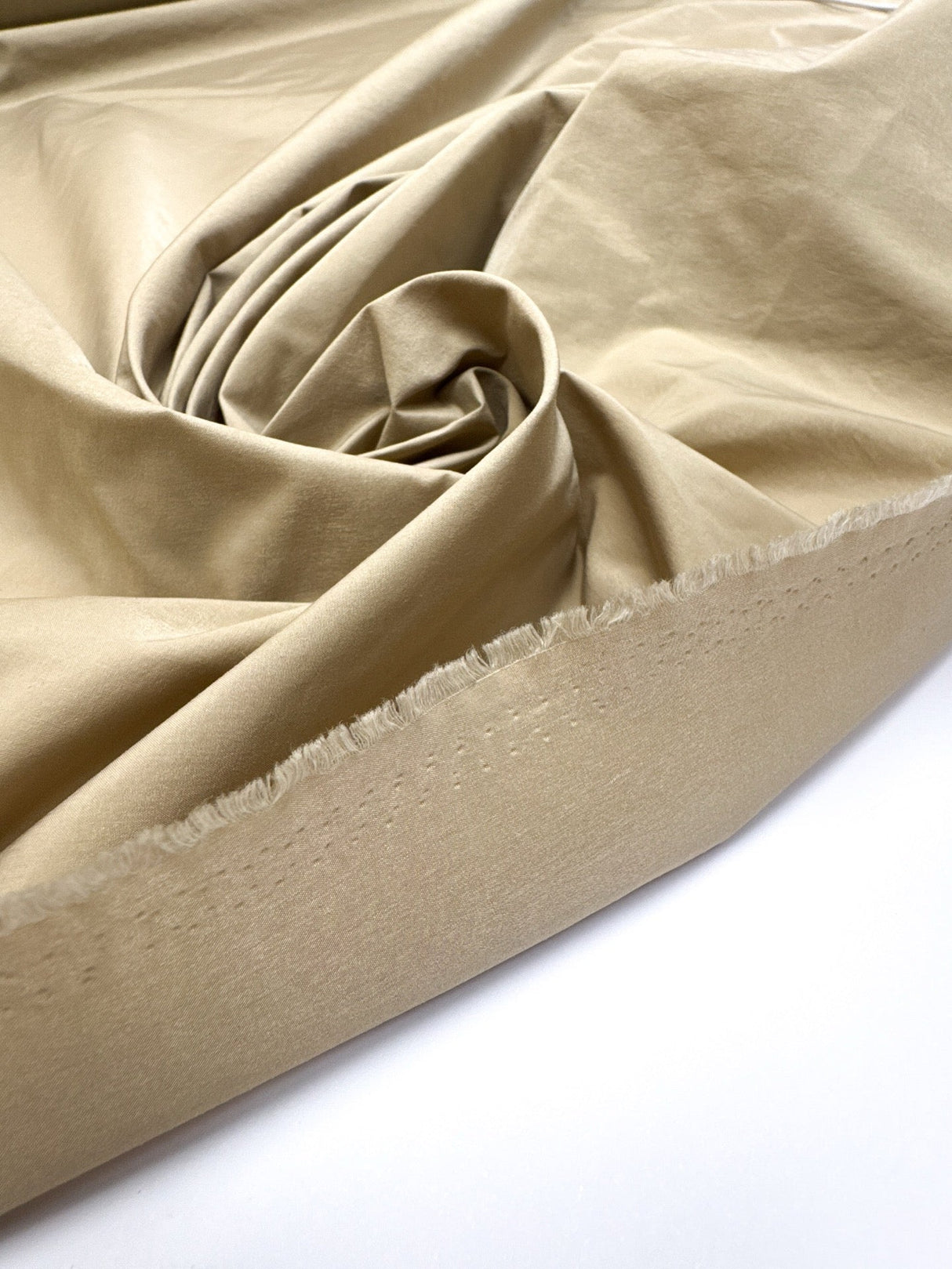Polyamide Woven Crinkled Beige Lightweight