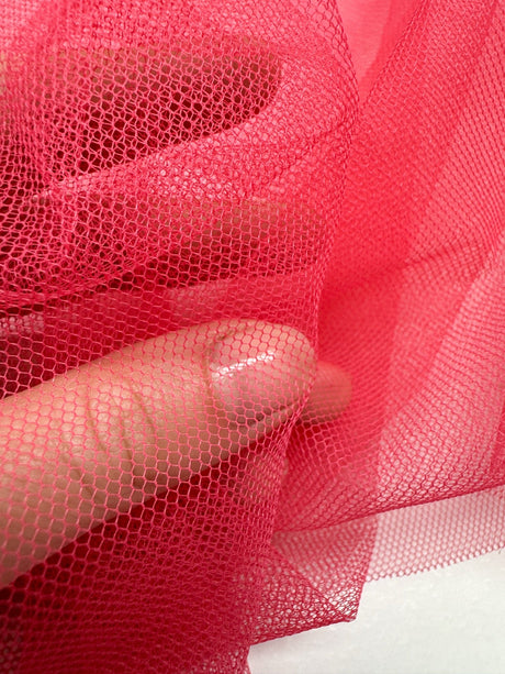 Red Polyamide Mesh Woven