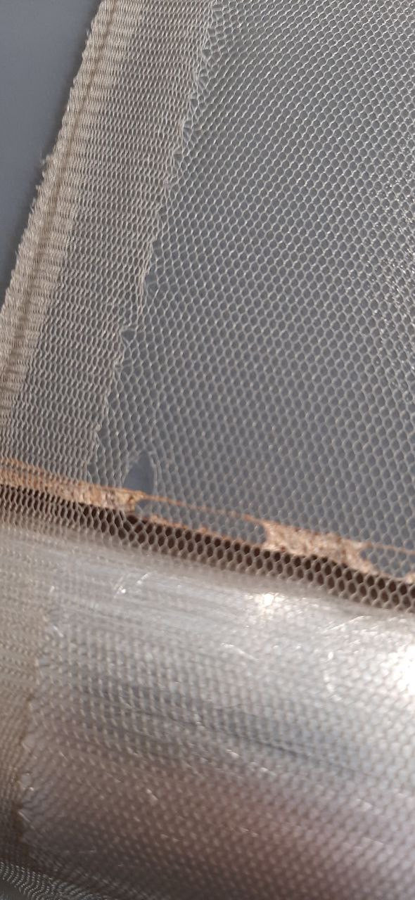 Polyester Mesh Fabric Brown Green