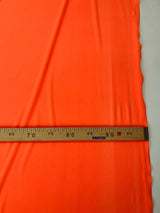 Orange Polyamide Elastane Knitted Sportswear Fabric