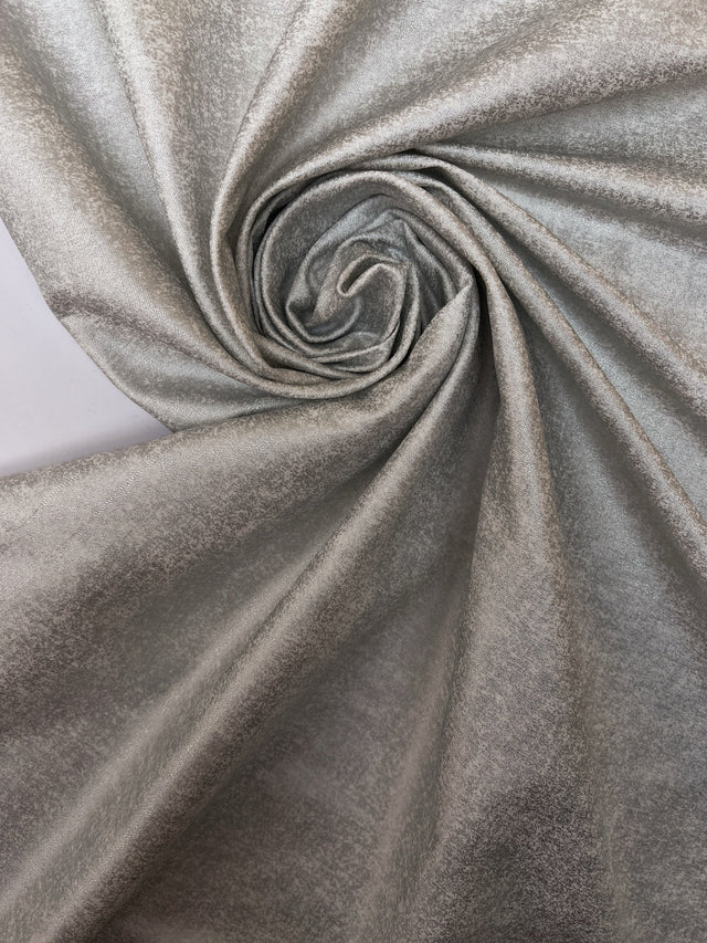 Cotton Elastane Twill Silver