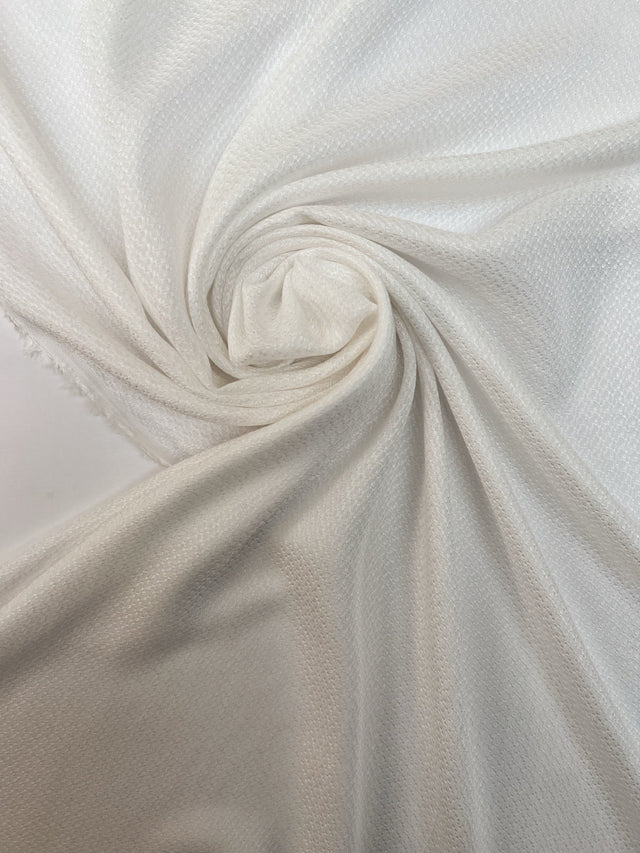 Viscose White Fabric