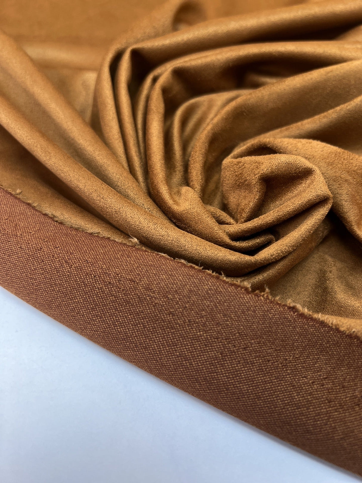 Polyamide Velour Knit Brown-Orange
