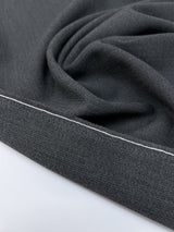 Wool Crepe Fabric Gray