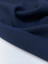 Blue Wool Crepe