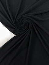 Viscose Knit Fabric Black Stretch