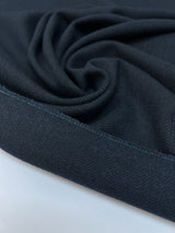Polyester Blend Woven Melange Blue Black