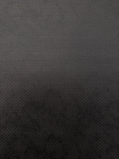 Wool Silk Jacquard Fabric Gray Black