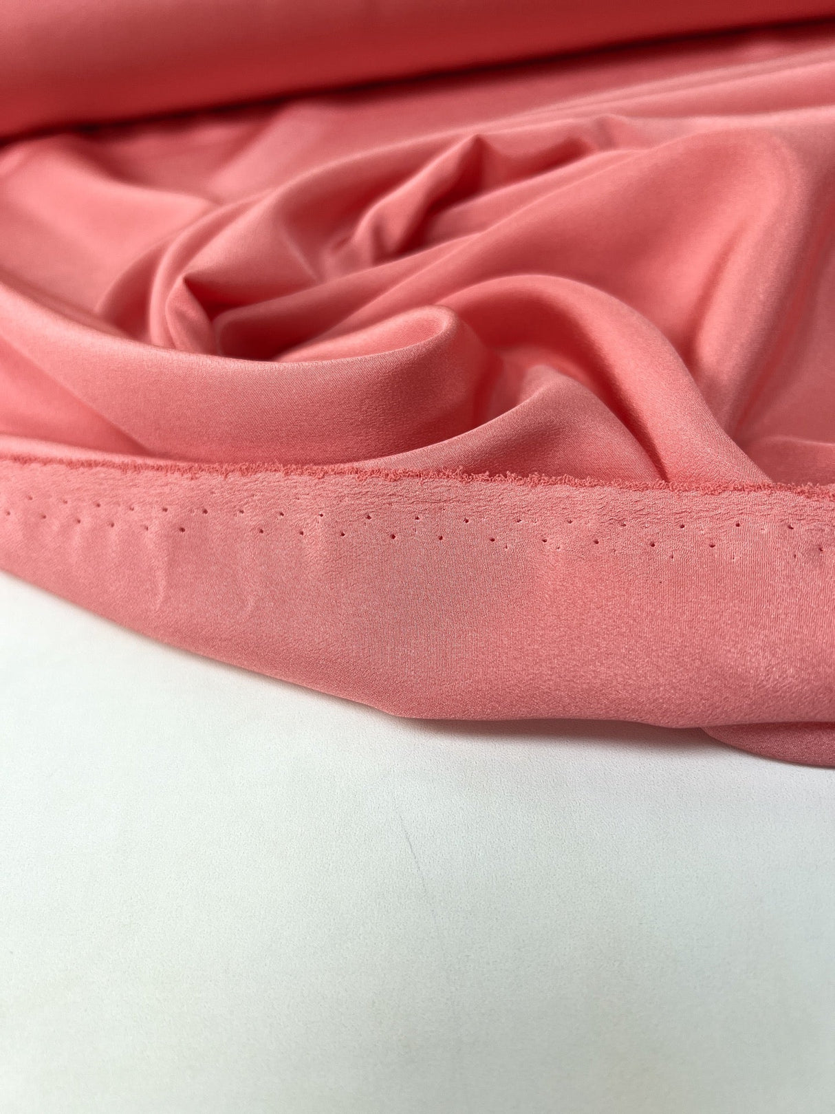 Pink Polyester Crepe
