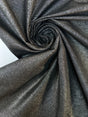 Cotton Elastane Glitter Fabric Silver Black