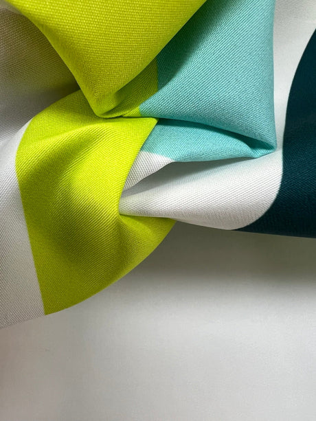 Polyester Woven Striped Multicolour Lightweight