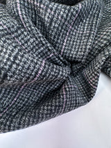 Viscose Blend Houndstooth Suiting