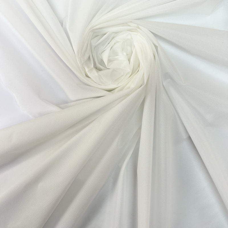 Polyamide Elastane Ripstop Checked White