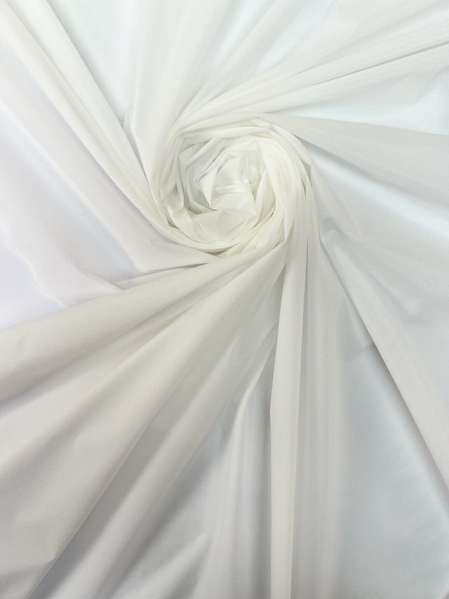 Polyamide Elastane Ripstop Checked White
