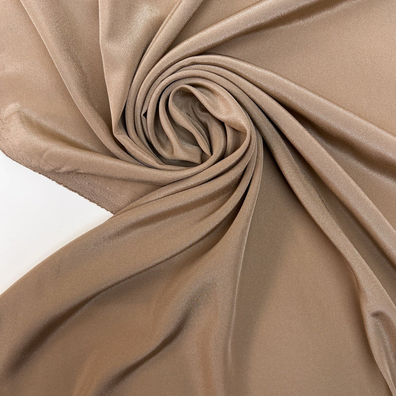 Beige Polyester Crepe Lining