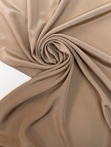 Beige Polyester Crepe Lining