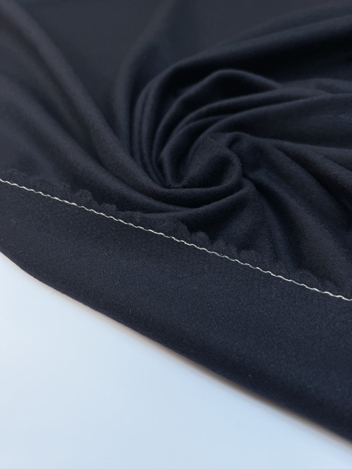 Blue Wool Suit Fabric