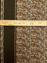 Acrylic Twill Printed Brown Beige