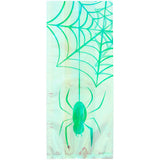 Wilton Clear Spider Web Iridescent Halloween Treat Bags and Ties, 10-Count